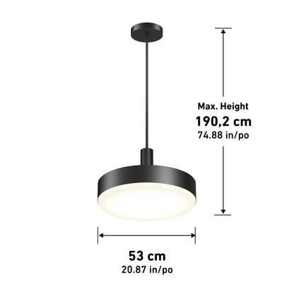 Fritz PRO 21" lámpara suspendida LED 5CCT