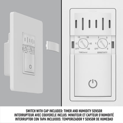 Skylight Breeze LED Bathroom Fan 5CCT