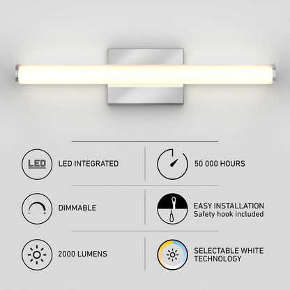 Nuvo 20" LED Bathroom Vanity Light 5CCT