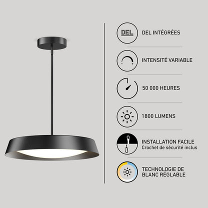 Elsa lámpara suspendida LED 5CCT