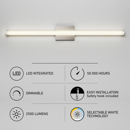 Nuvo 36" LED Bathroom Vanity Light 5CCT