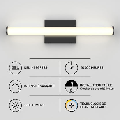 Nuvo 20" LED Bathroom Vanity Light 5CCT