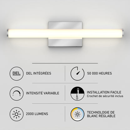 Nuvo 20" LED Bathroom Vanity Light 5CCT
