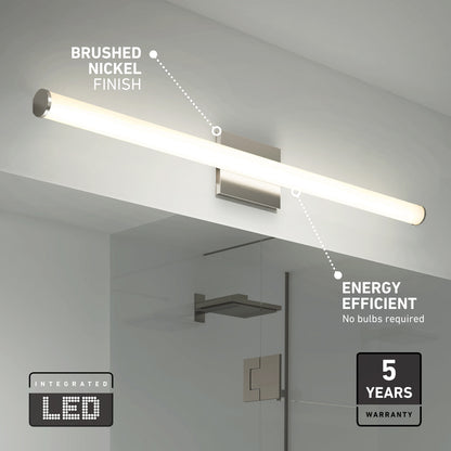 Nuvo 36" LED Bathroom Vanity Light 5CCT