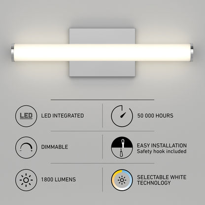 Nuvo 16" LED Bathroom Vanity Light 5CCT
