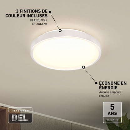 Rayker PRO 12" LED Flush Mount with Interchangeable Trim