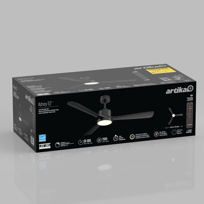 Adney 52" ventilador de techo LED