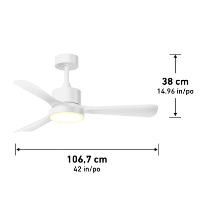 Adney 42" LED Ceiling Fan