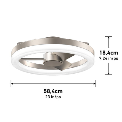 Alure 23" LED Ceiling Fan with Remote Control