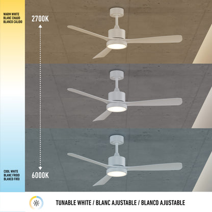 Adney 52" ventilador de techo LED