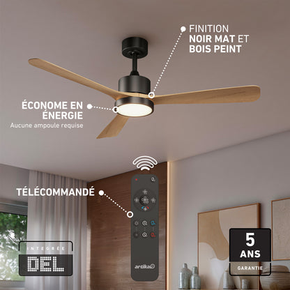 Adney 52" ventilador de techo LED