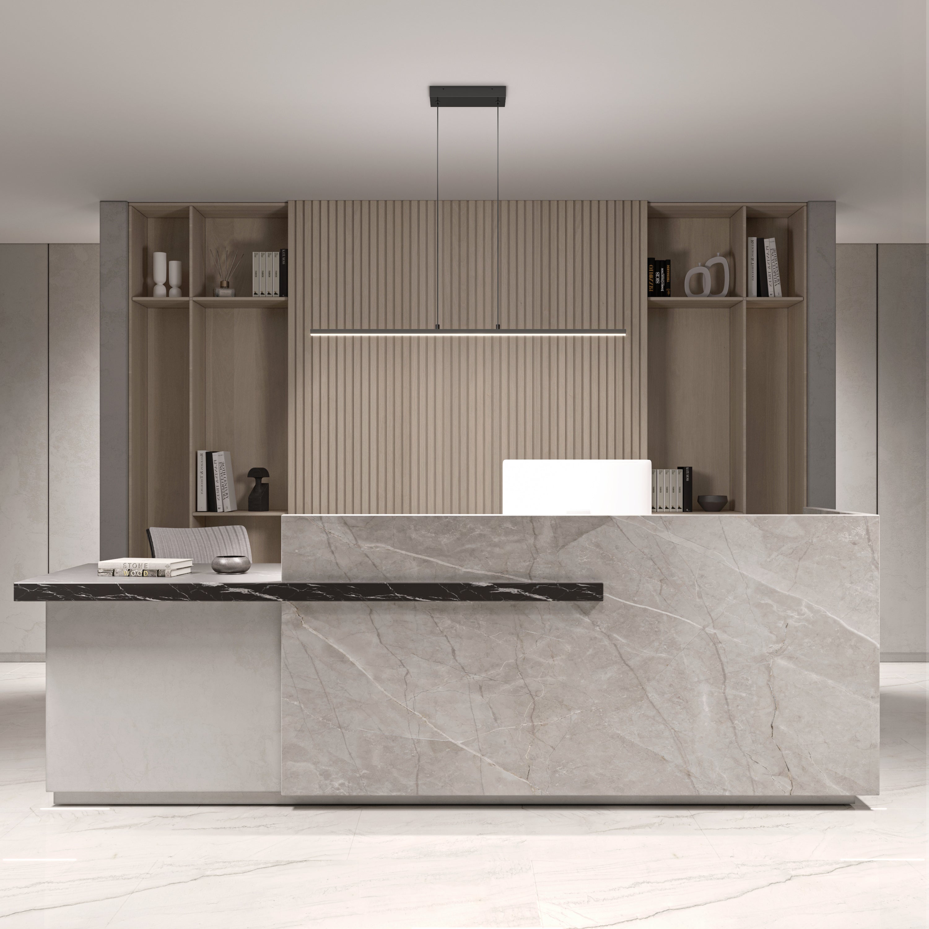 Delta LED Linear Pendant 48