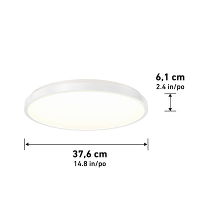Rayker PRO 15" LED Flush Mount with Interchangeable Trim