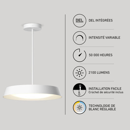 Elsa lámpara suspendida LED 5CCT