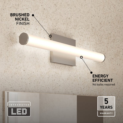Nuvo 20" LED Bathroom Vanity Light 5CCT