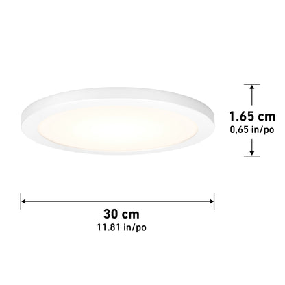 Skylight Pro 12" luminaria LED plana 3K