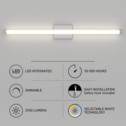 Nuvo 36" LED Bathroom Vanity Light 5CCT