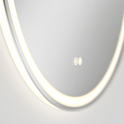 Espejo de baño LED Delany de 32" con antiempañante