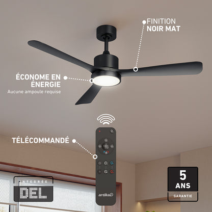 Adney 52" ventilador de techo LED