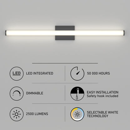 Nuvo 36" LED Bathroom Vanity Light 5CCT